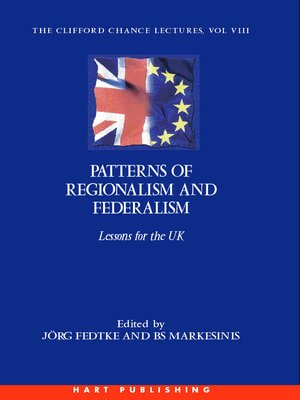 cover image of Patterns of Regionalism and Federalism: Lessons for the UK